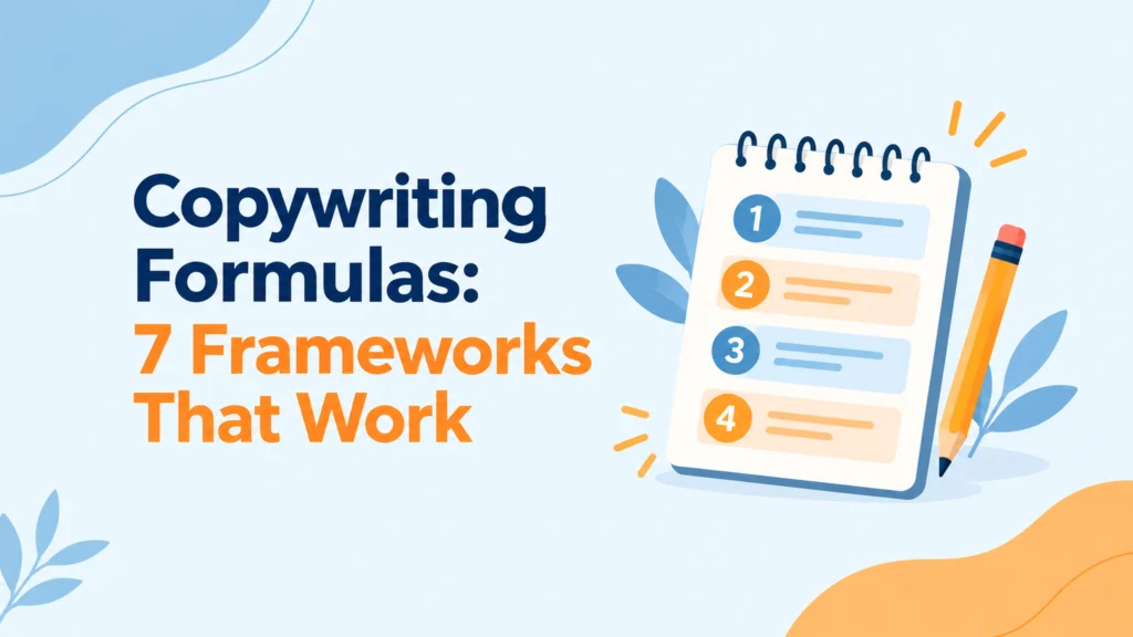 copywriting formulas, 7 frameworks that work