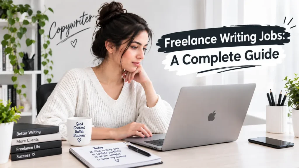 Freelance writer searching for freelance writing jobs online