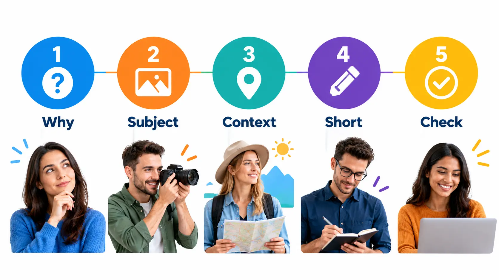 Five steps to write good alt text for images
