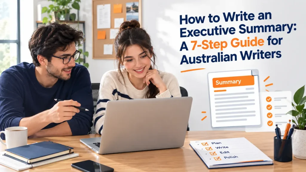 A seven-step guide on how to write an executive summary.