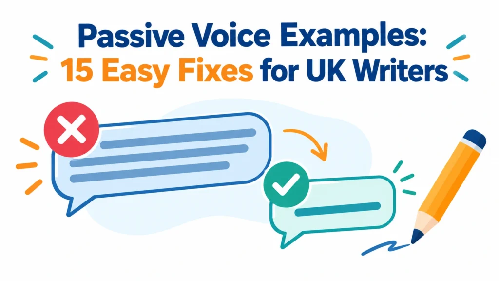 Passive voice examples: 15 easy fixes for UK writers