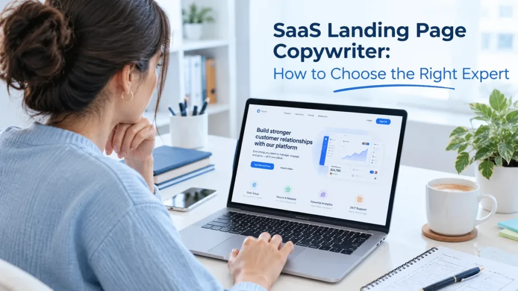 SaaS Landing Page Copywriter: How to Choose the Right Expert